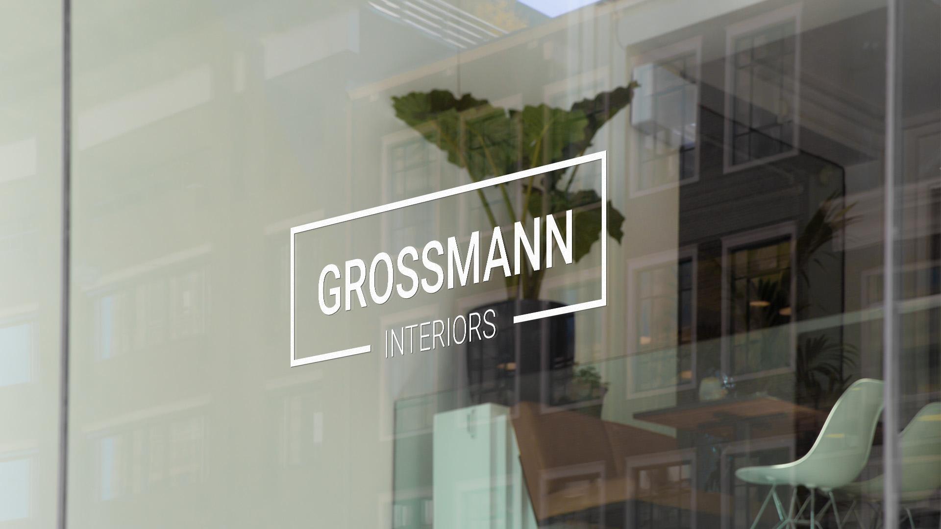 Firmenlogo von GROSSMANN INTERIORS als stilvolles Element des Corporate Designs - GROSSMANN INTERIORS